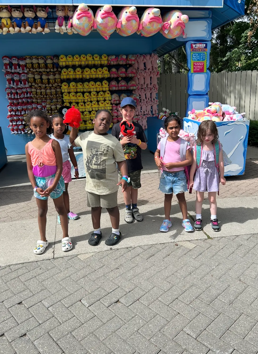 Photo of daycare kids at Canada's Wonderland
